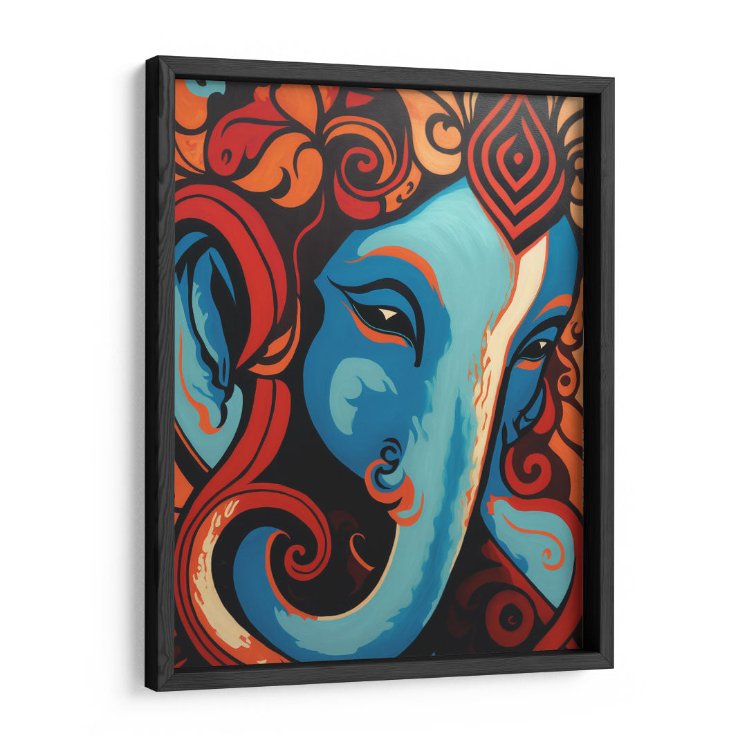 Divine Blessings: The 'Ganesha' Wall Art Frame