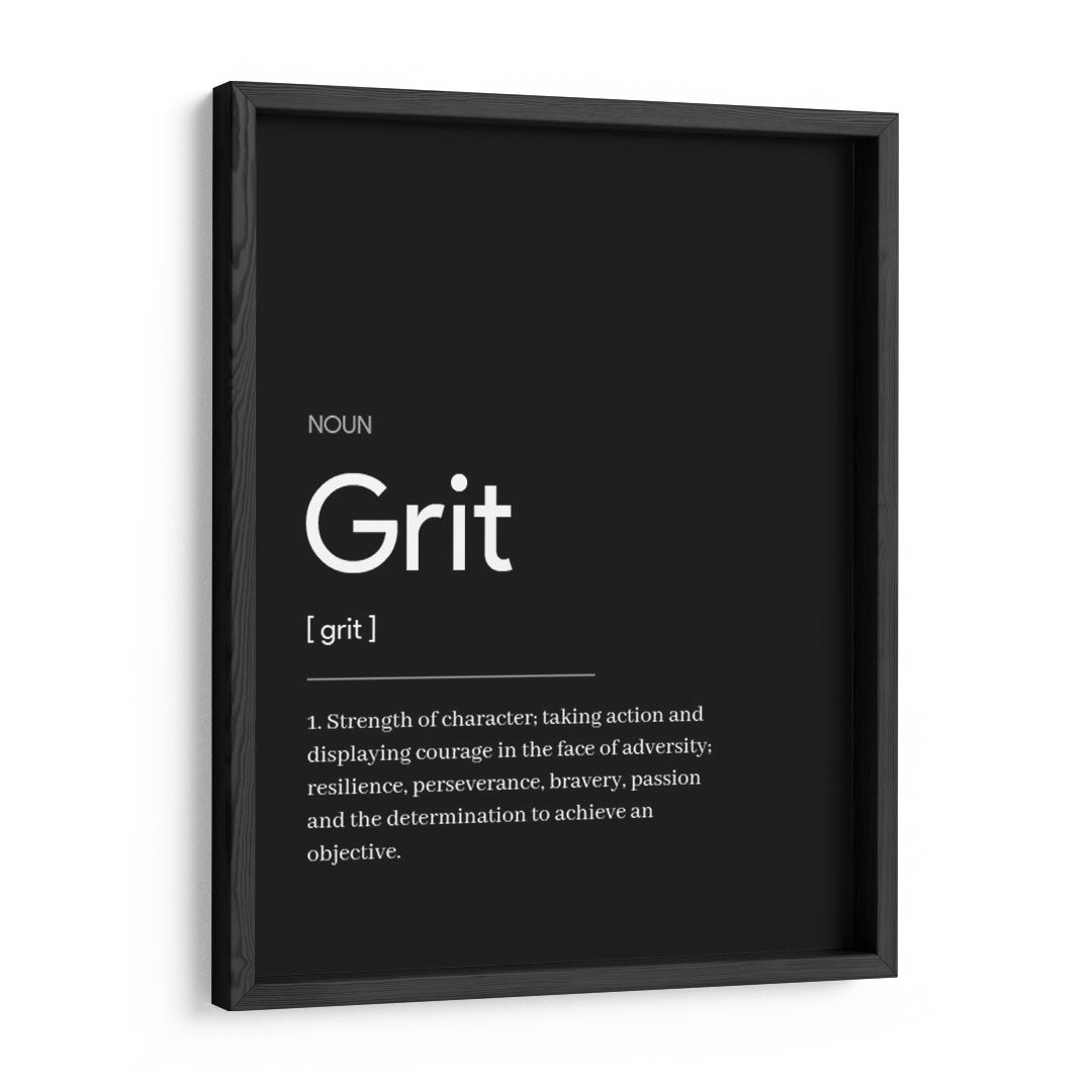 Gift Resilience: 'Grit' Wall Art