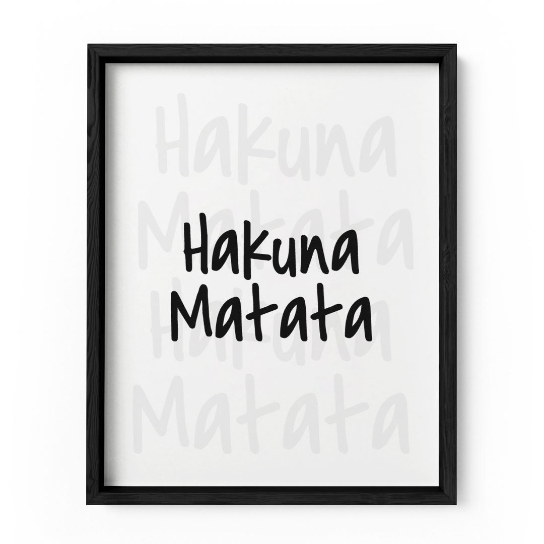 Gift Joy: 'Hakuna Matata' Wall Art