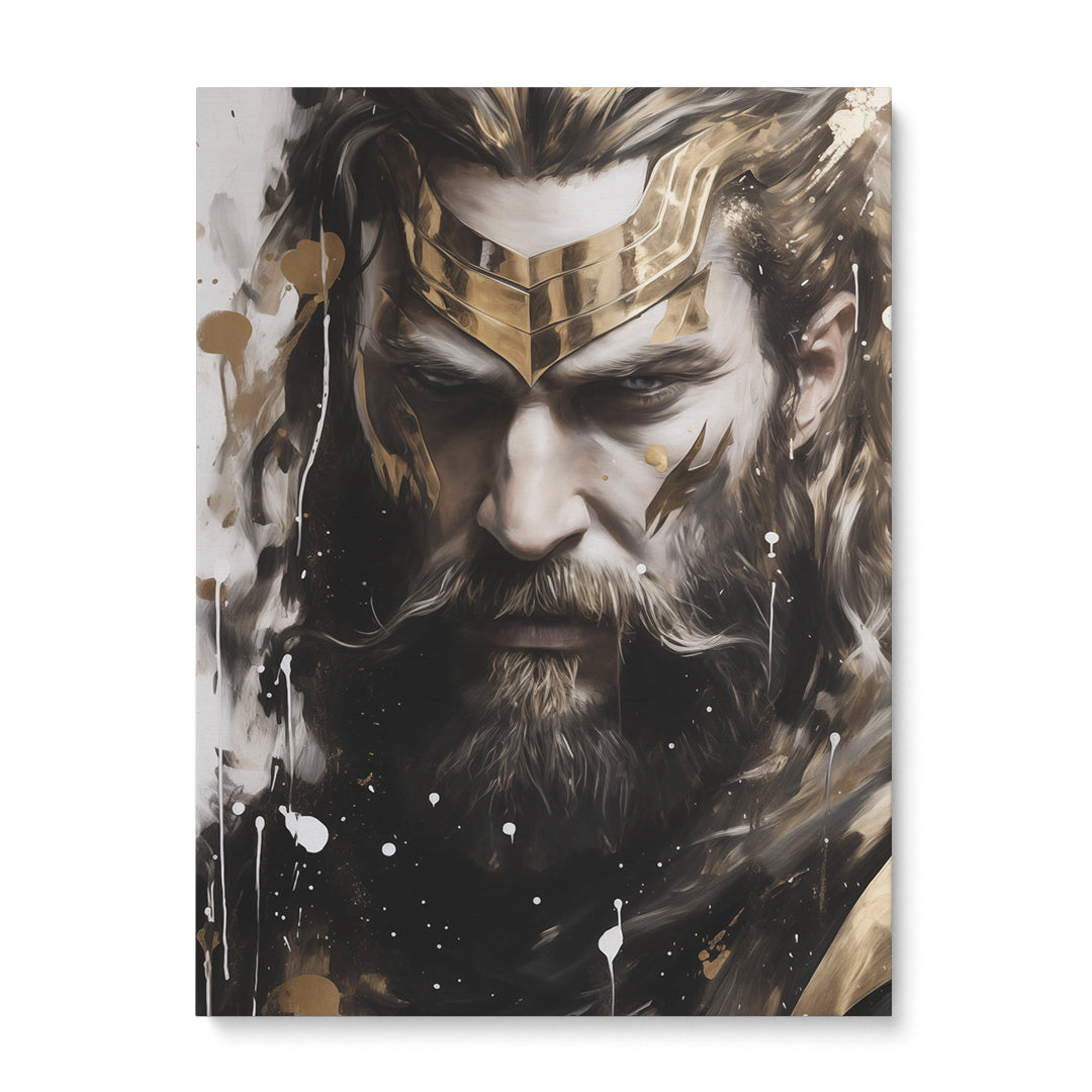 Thunderous Majesty: Thor Portrait Edition Wall Art Frame