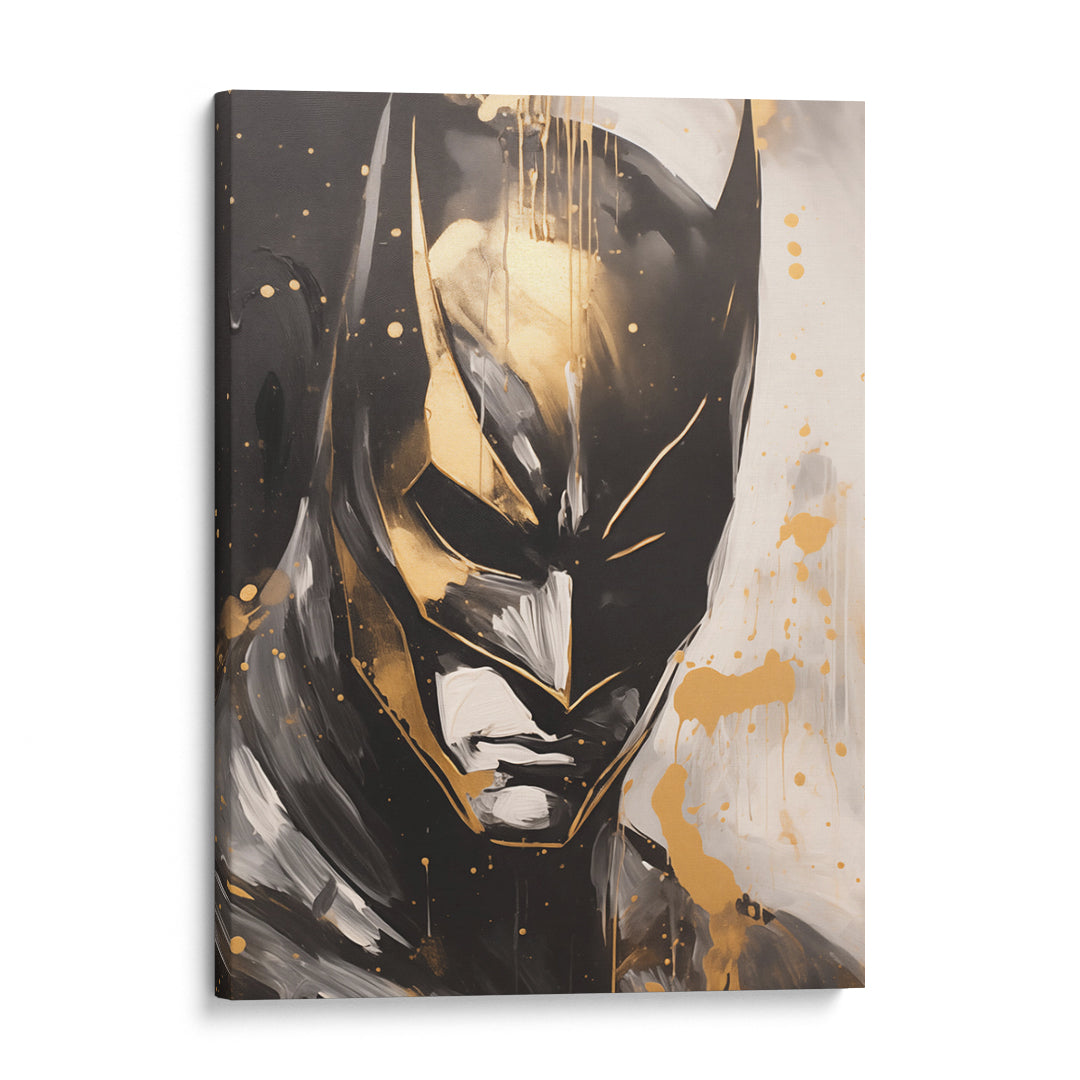 Shadowed Vigilance: Batman Portrait Edition Wall Art Frame