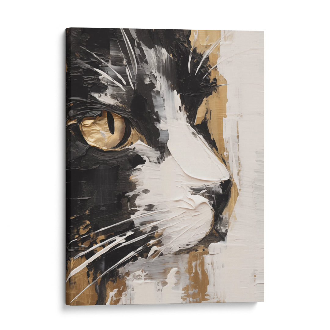 Whiskered Majesty: Cat Portrait Edition Wall Art Frame