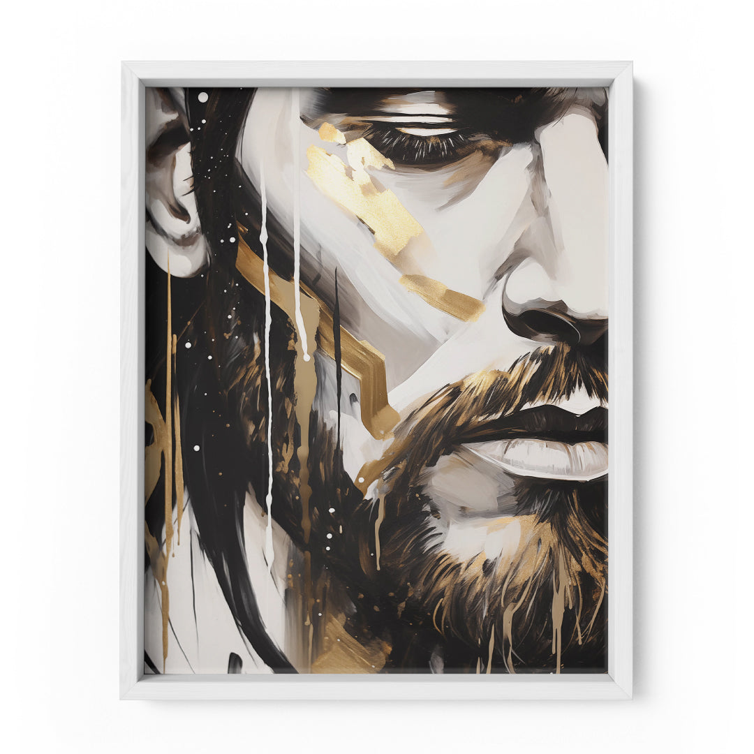 Divine Thunder: Thor Portrait Edition Wall Art Frame