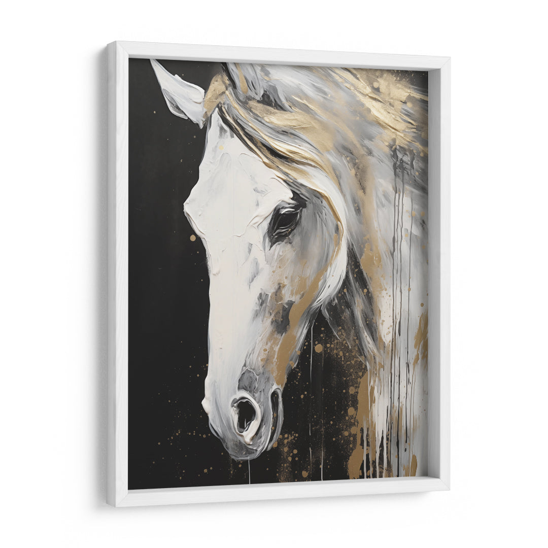 Equestrian Elegance: Horse Portrait Edition Wall Art Frame
