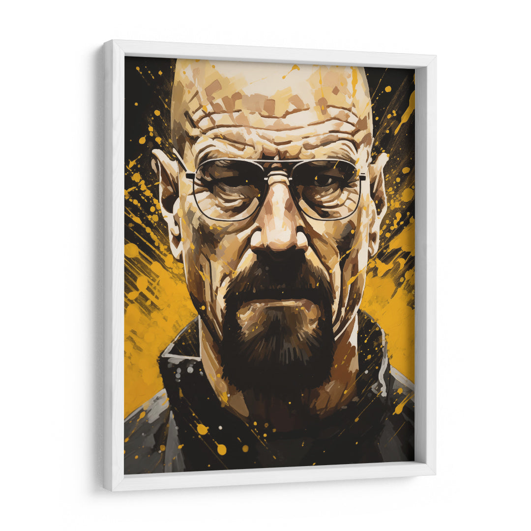 Chemical Odyssey: Walter White -Heisenberg- Portrait Edition Wall Art Frame