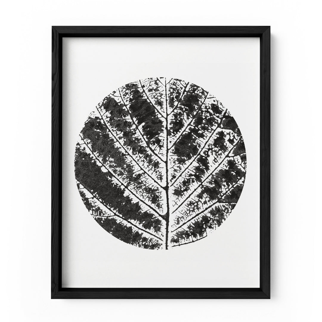 Midnight Foliage Wall Art Frame