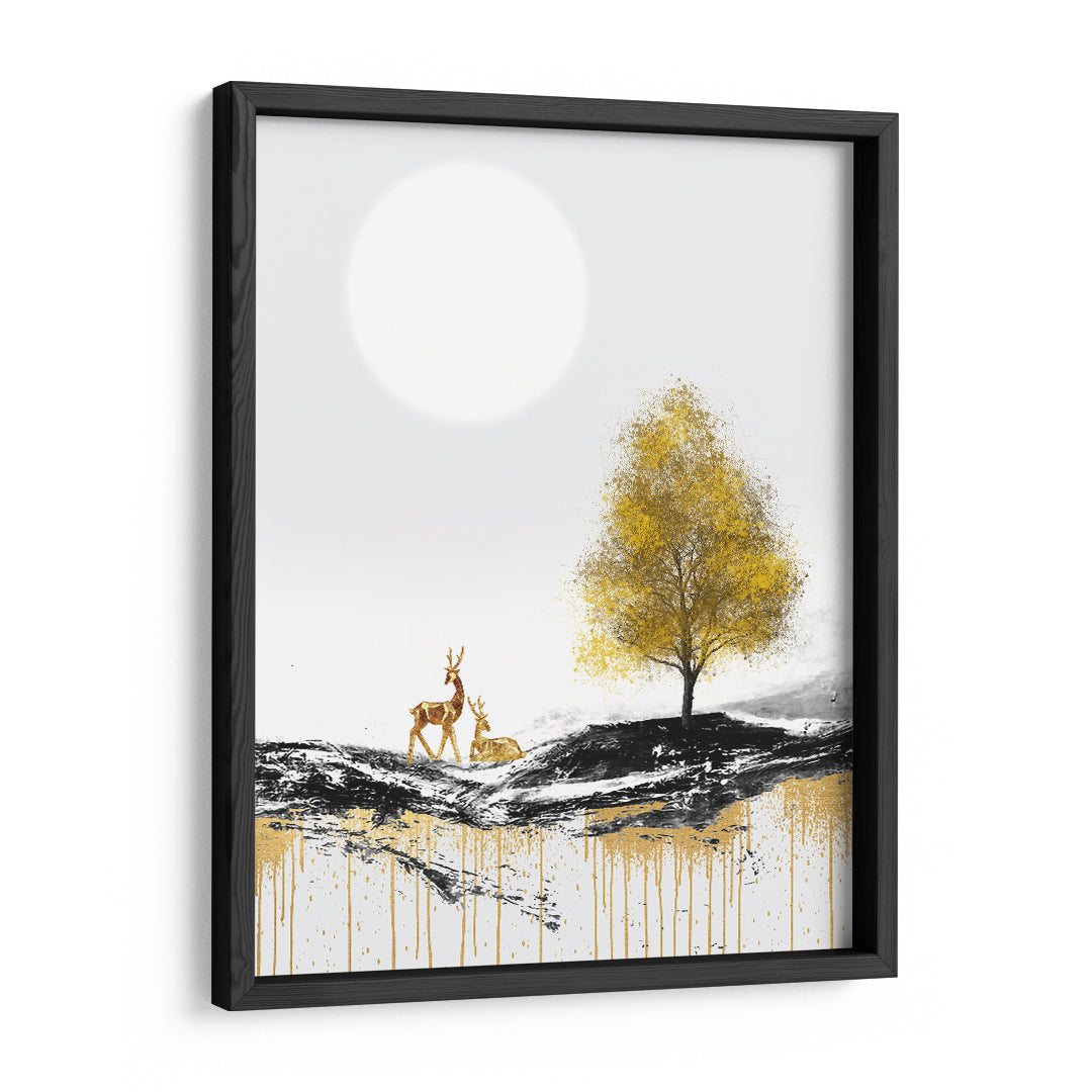 Golden Majesty Wall Art Frame