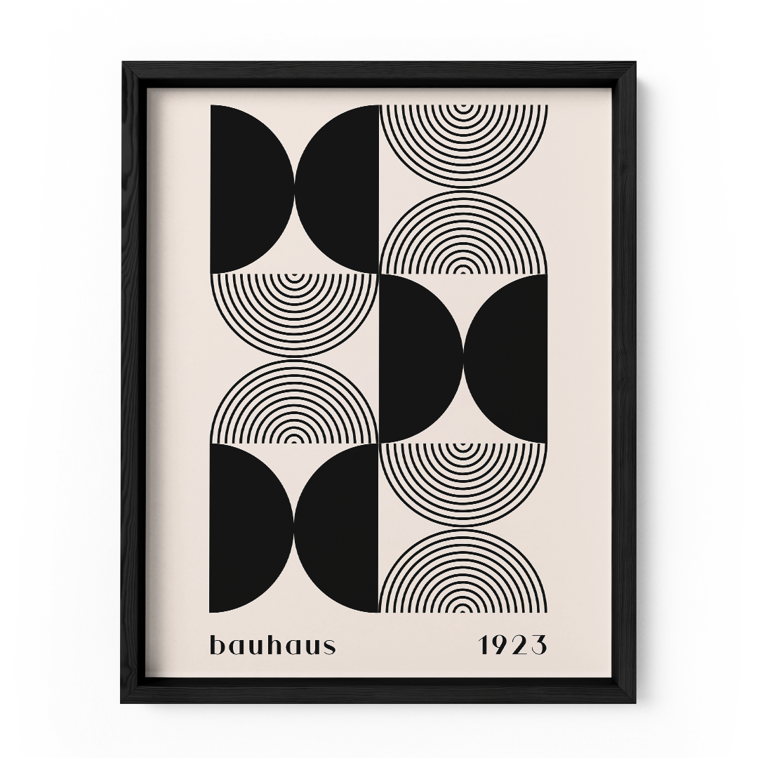 Monochrome Orbit Wall Art Frame