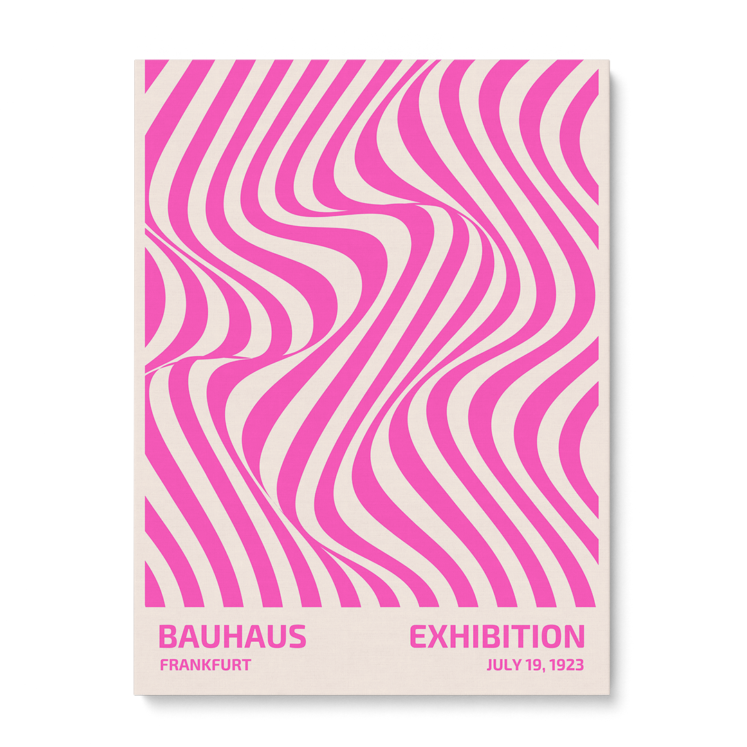 Fuchsia Flow Wall Art Frame