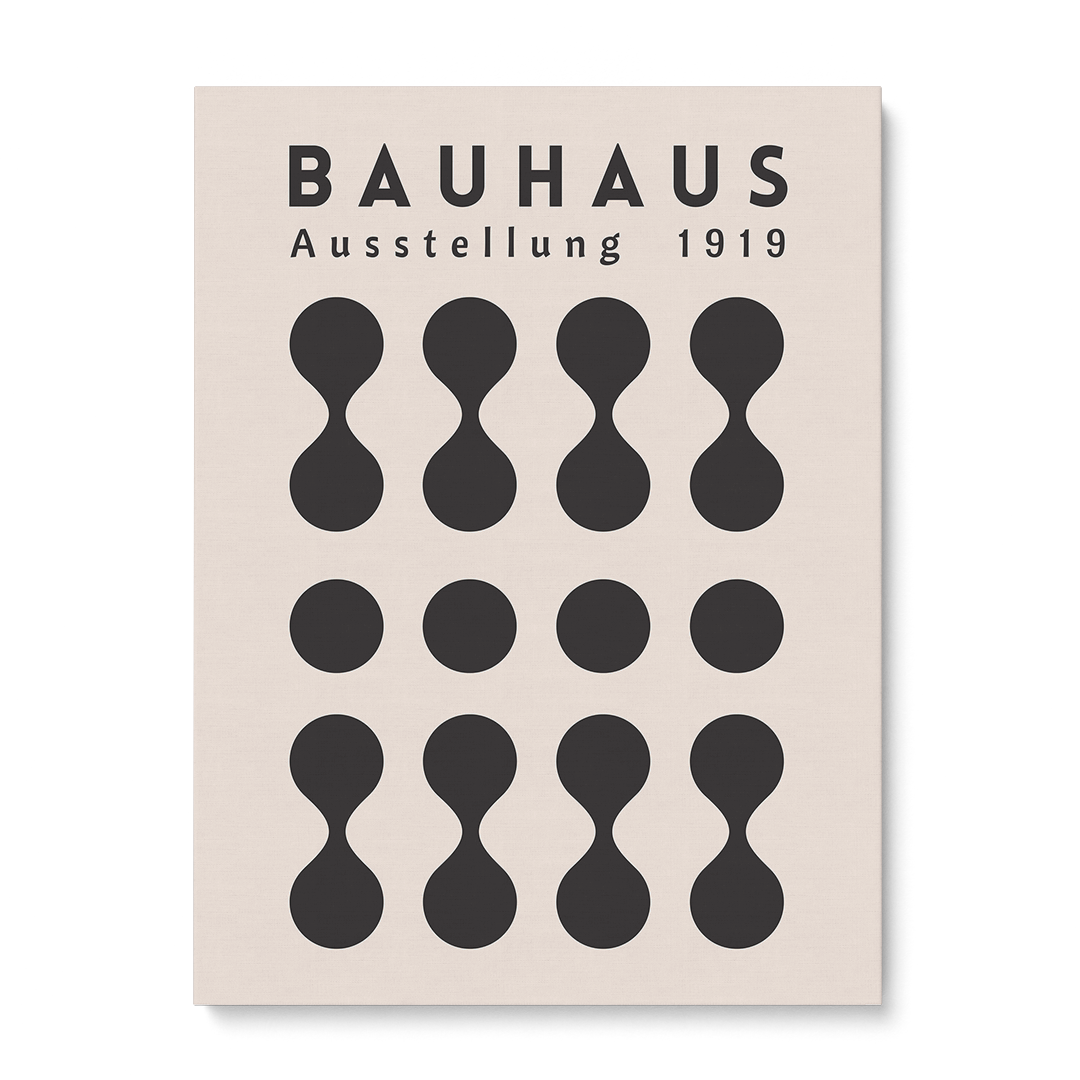 Bauhaus Hourglass Wall Art Frame
