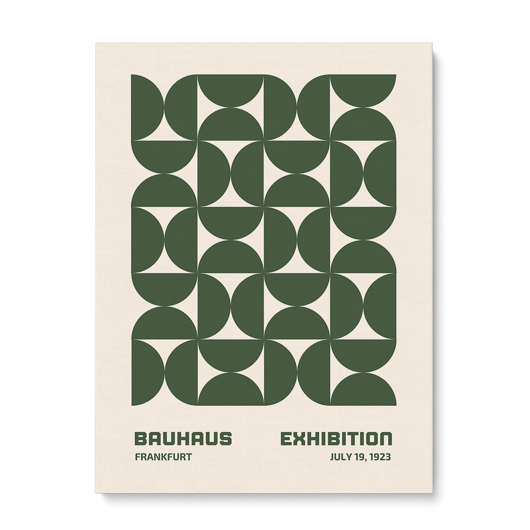 Verdant Geometry Wall Art Frame