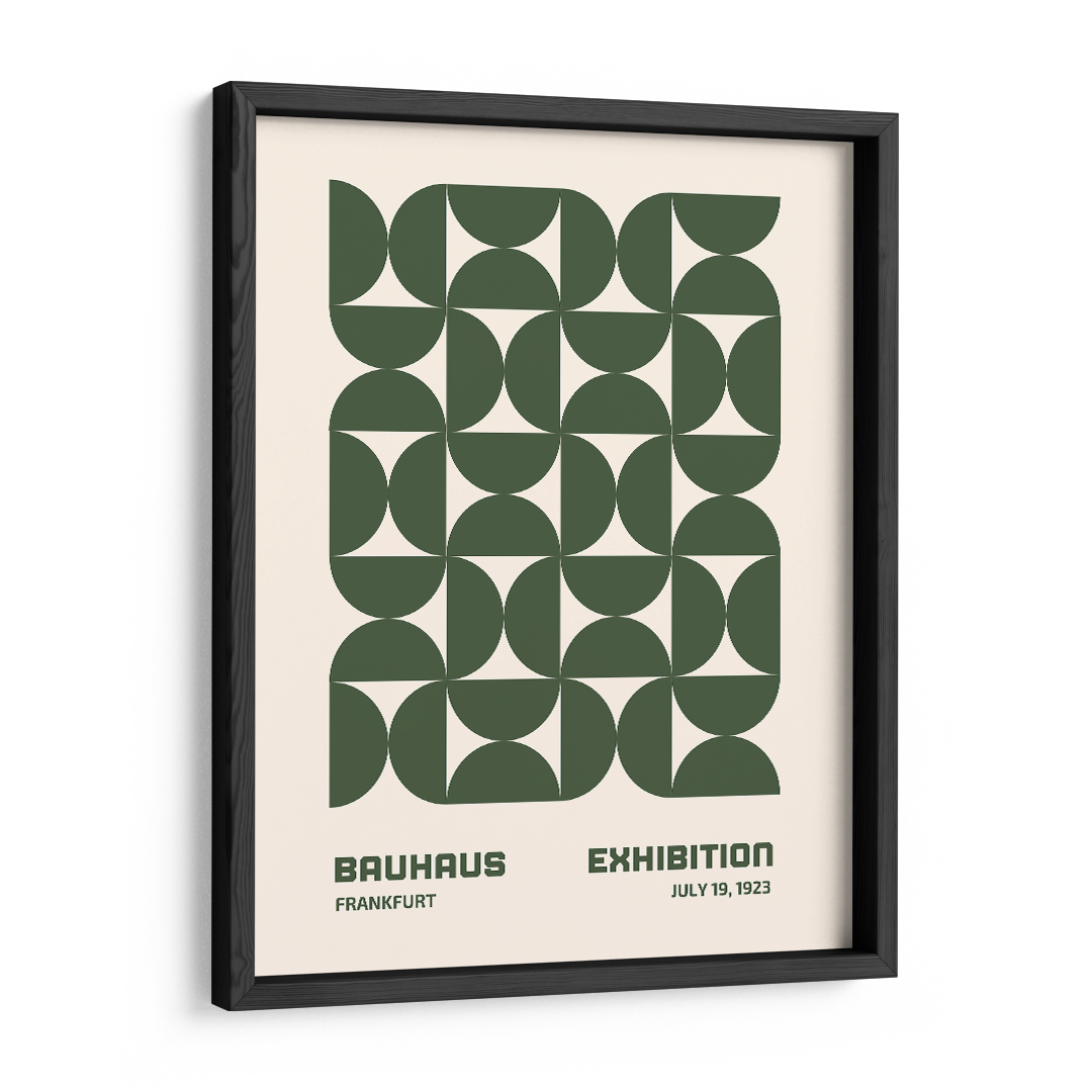Verdant Geometry Wall Art Frame