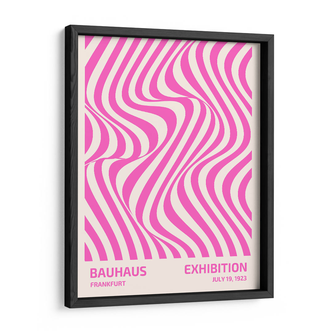Fuchsia Flow Wall Art Frame