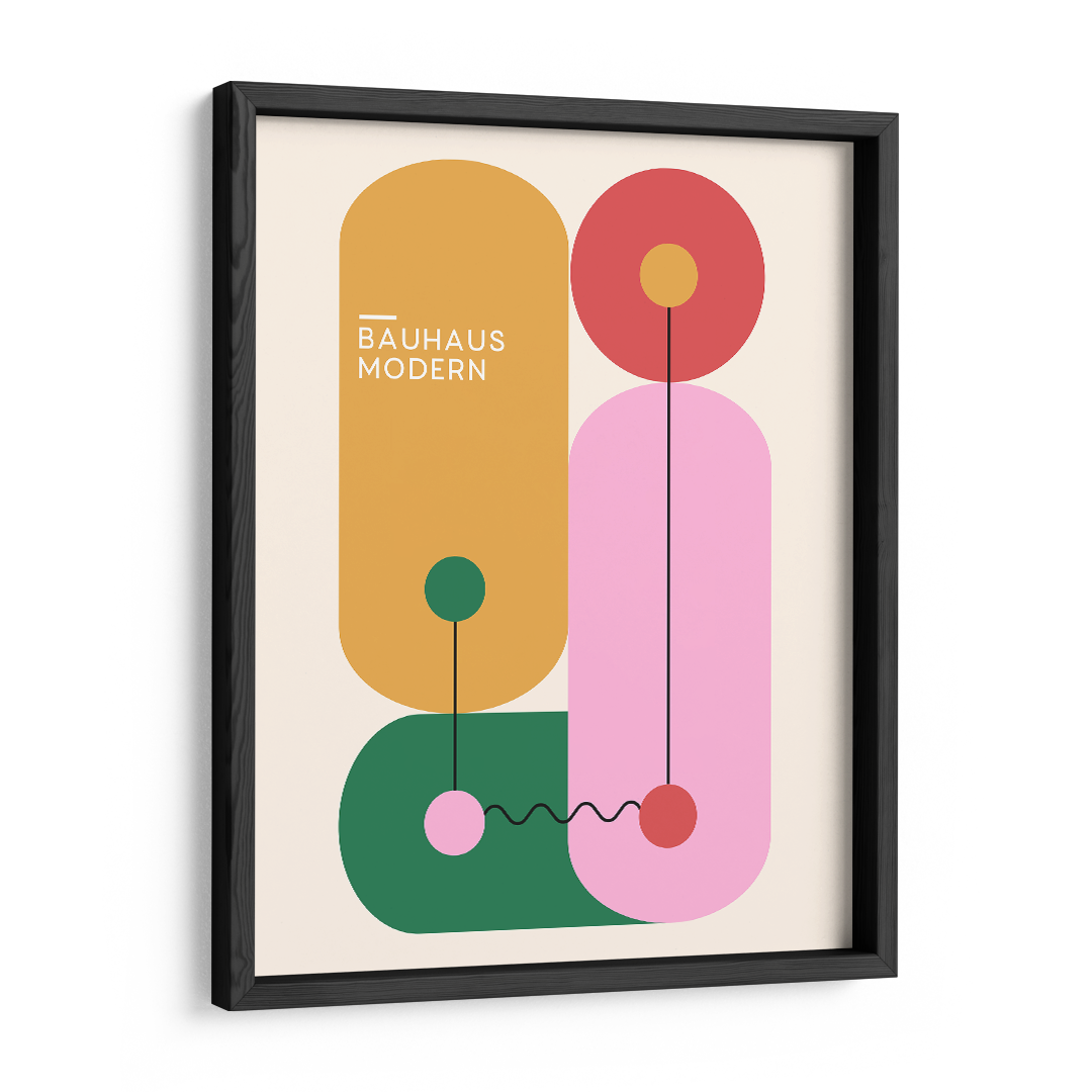 Modern Harmony Wall Art Frame-Geometry in Balance