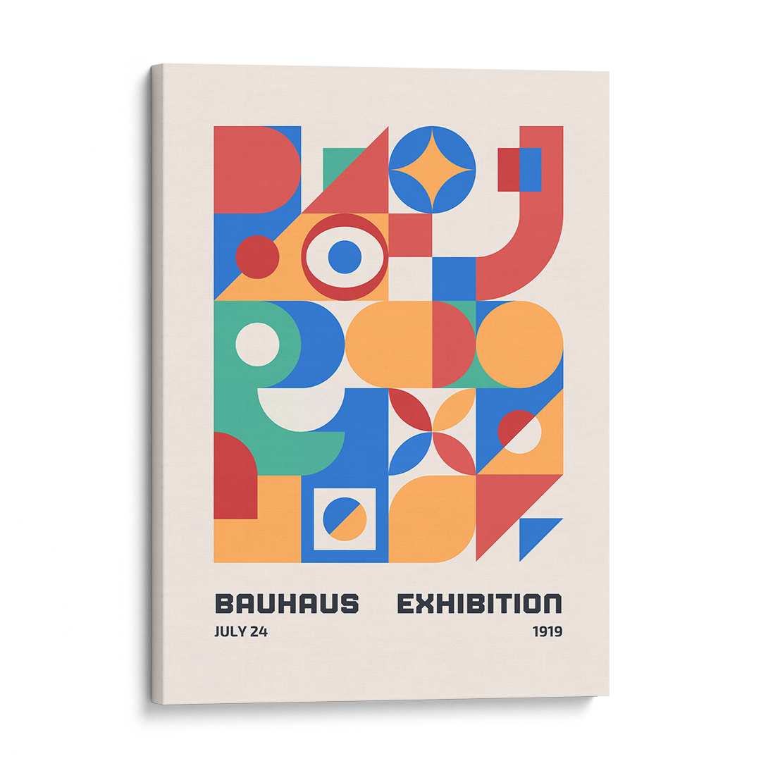 Bauhaus Kaleidoscope Wall Art Frame