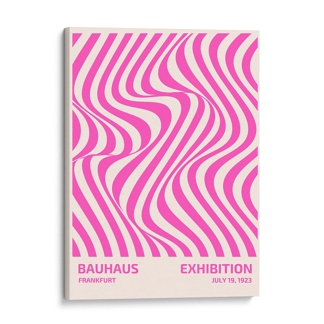 Fuchsia Flow Wall Art Frame