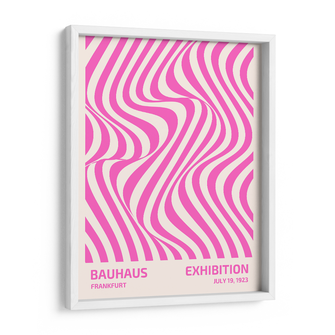 Fuchsia Flow Wall Art Frame