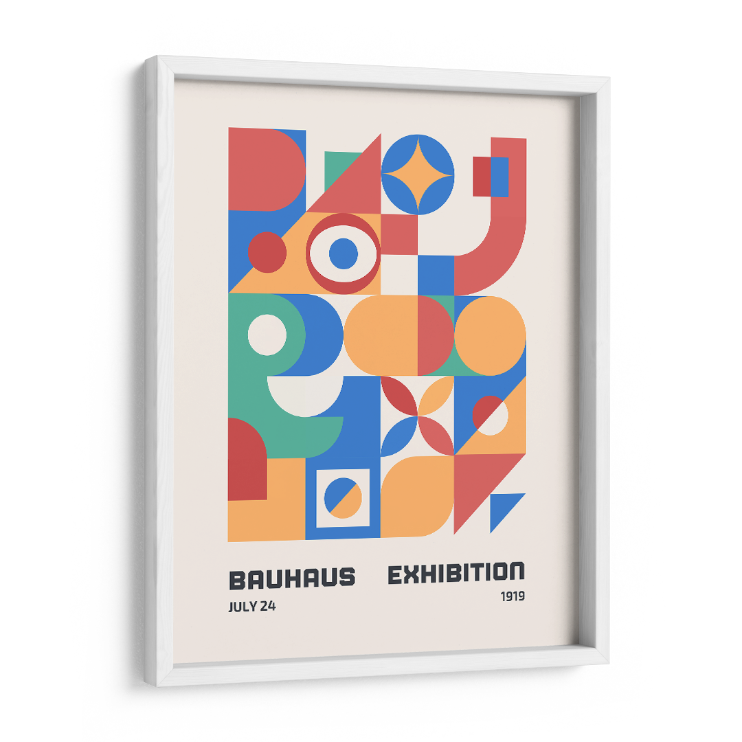 Bauhaus Kaleidoscope Wall Art Frame