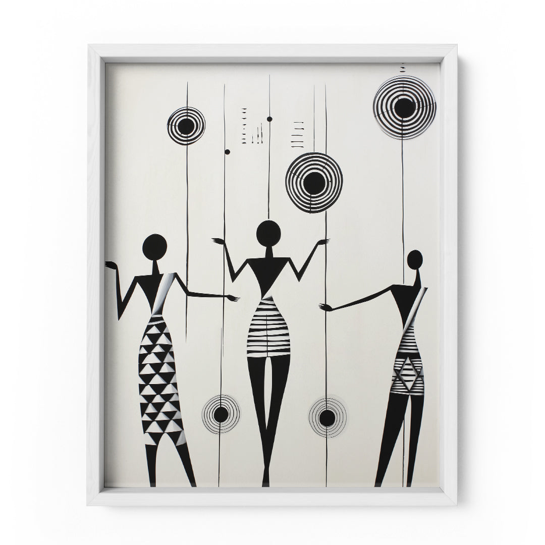 Tribal Ladies Wall Art Frame