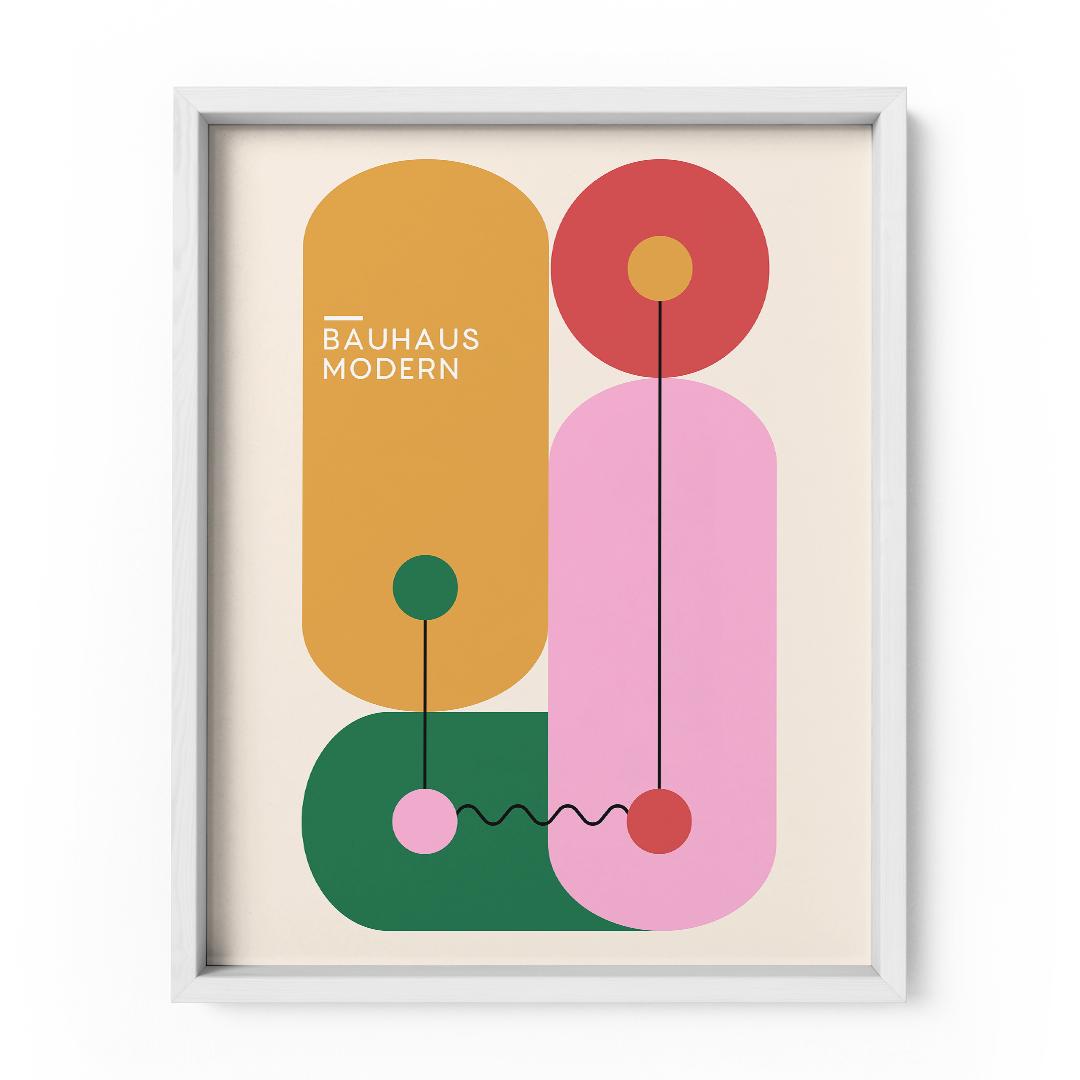Modern Harmony Wall Art Frame-Geometry in Balance