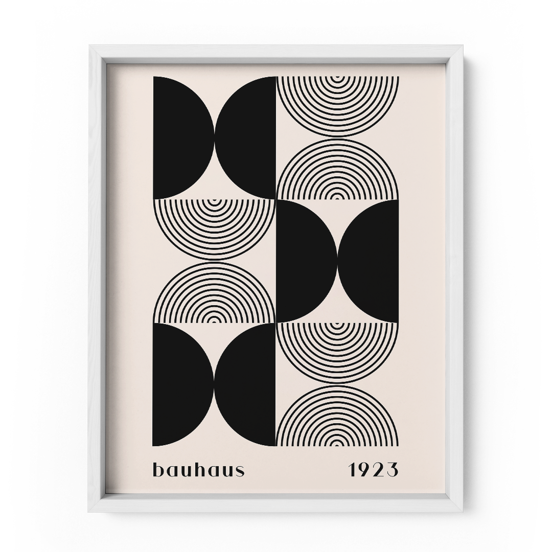 Monochrome Orbit Wall Art Frame
