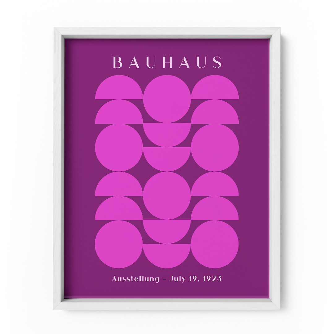 Fuchsia Harmony Wall Art Frame